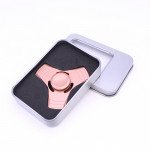 Wholesale Tri Aluminum Fidget Spinner Stress Reducer Toy for Autism Adult, Child (Rose Gold)